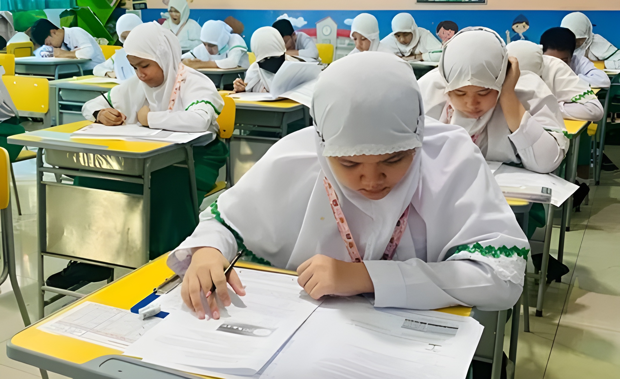 SEMANGAT DAN OPTIMISME WARNAI PELAKSANAAN ASESMEN AKHIR JENJANG DI SD MUHAMMADIYAH 2 SAMARINDA